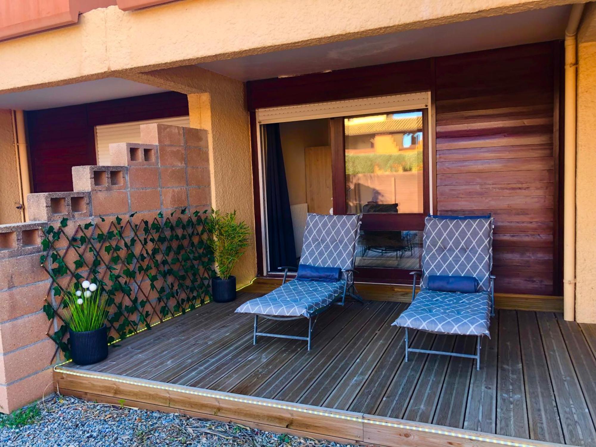 Golf Saint Cyprien Ground Floor 2 Bedrooms Apartment With Terrace Exterior foto